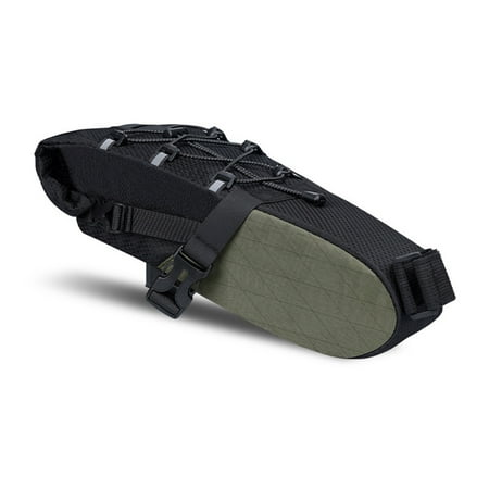Bicycle Saddle Storage Bag 5.8L Capacity Waterproof Reflective Road Mountain Bike Seat Rear Tail Bag Organizer Pouch Cycling Bike Accessories -Green