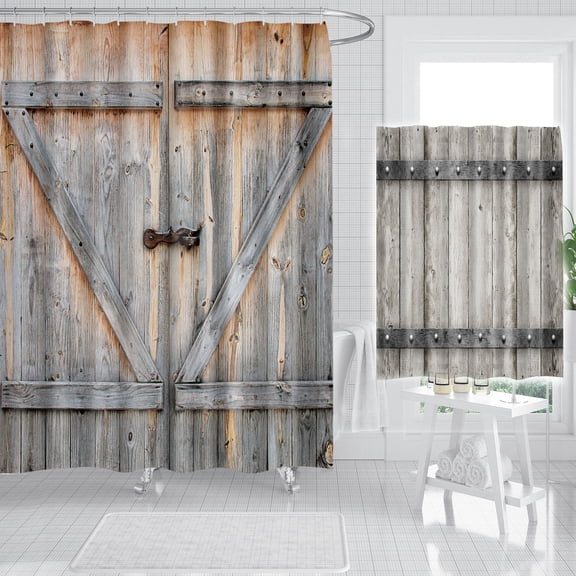 Xuniizn Shower Curtain Liner, Waterproof Shower Curtains for Bathroom & Mold Resistant Shower Liner Complete, 100%Polyester, 35.43"x70.87"