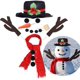 thumbnail image 1 of Kit de 16 piezas para hacer adornos de muñecos de nieve navideños, para exteriores, para fiestas navideñas de invierno, regalo de decoración, 1 of 7