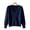 Navy, variant on vzibsiv Cardigan Sweaters for Women V Neck Button Down Long Sleeve Soft Knit Lightweight Jacket Size L