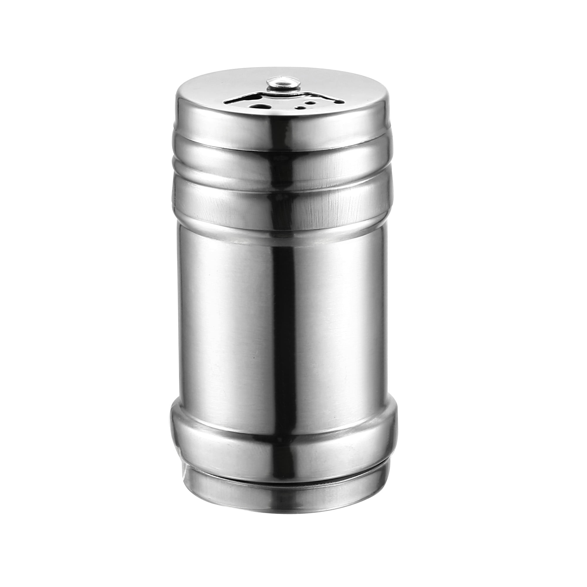 Uxcell 79mmLx44mmD Stainless Steel Dredge Shaker Seasoning Cans with