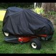 thumbnail image 3 of Nogis Lawn Mower Cover, Waterproof Universal Fit Riding Tractor Cover UV Resistant Garden Lawn Mower Cover For Ride-On Garden Engine All Season/Weather Protection (72"L x 54"W x 46"H ), 3 of 9