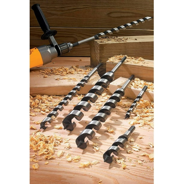 Irwin 3/4" X 17" Ship Auger Bit | Heavy-Duty Wood Boring Bit For Drills