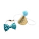 thumbnail image 2 of Methold Mascota PU cuero brillante sombrero Bowknot Set banquete boda ceremonia Animal disfraz Kit fotografía Prop accesorios de ropa Memoriales de mascotas lago azul Methold PT004536-03, 2 of 6