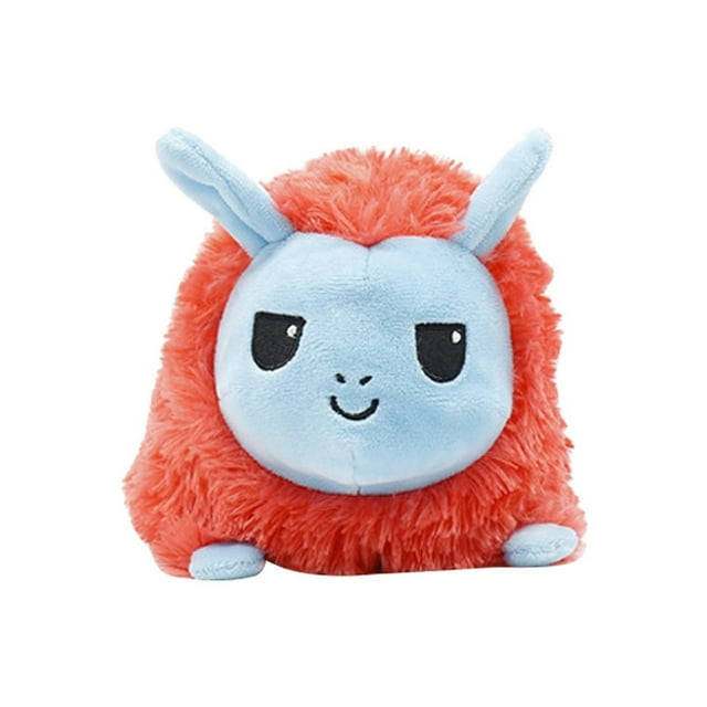 Muñeca de peluche con forma de gato plegable de doble cara para niños