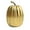 Gold, variant on XHKUYI Halloween Artificial Pumpkin Decor 10.2 Inch, Silver Farmhouse Harvest Pumpkin Ornament with Metallic Autumn Style, for Table Centerpiece Mantel Shelf Kitchen Counter Seasonal Decoration