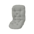 thumbnail image 4 of SunniMix High Back Chair Cushion Chair Mat Replacement Recliner Cushion with Backrest Light Gray, 4 of 8