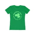 thumbnail image 2 of Womens St Patricks Day Shirt Irish Shirts for Women Day Shirt Who Needs Luck When You Are This Cute Shirt, 2 of 6