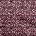 thumbnail image 1 of oneOone Cotton Poplin Maroon Fabric Travel Quilting Supplies Print Sewing Fabric By The Yard 42 Inch Wide, 1 of 4