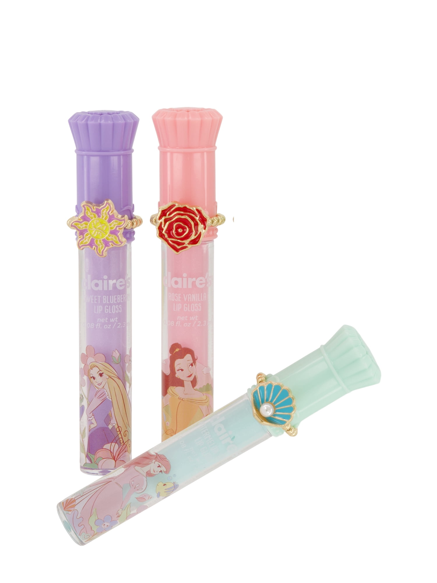 Claire's Disney Lip Ring Set - Once Upon a Gloss 6 Pcs