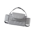 thumbnail image 4 of Bolsa de pañales para bebé, organizador de pañales, fácil de instalar, portátil, con portavasos , Gris, 4 of 8