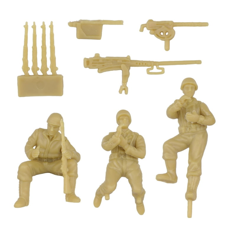 BMC CTS WW2 US M3 Halftrack - Tan Plastic Army Men Armored Vehicle