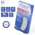 thumbnail image 4 of Painless Removal Silicone Adhesive Bandages for Sensitive Skin, Large Breathable Flexible Fabric Bandages 1.6"X4", Latex Free, Hypoallergenic, 32 Pcs, 4 of 8