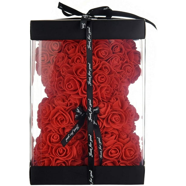 Birthday Teddy Bear And Flowers / Amazon Com Rose Bear Mom Gifts For Women Gifts Birthday
