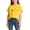 Yellow, variant on NAISIBABY Girls Cotton T-Shirts, Crewneck Rolled Short Sleeve Fashion Graphic Summer Casual Tee Yellow Size 6