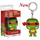 thumbnail image 3 of Funko pop llaveros de bolsillo de las Tortugas Ninja TMNT Leonardo Rafael Miguel Ángel Donatello Figura de acción Juguetes Accesorios llavero regalo, 3 of 6