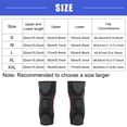 thumbnail image 6 of Vocoste  Knee Brace Protection with Patella Gel Pads Knee Support for Physical Exercise Pain Ease Size XXL 2pcs, 6 of 6