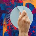thumbnail image 1 of Mobutofu 5Pcs Printmaking Plate Blue Plastic for Scrapbooking in Classroom Use, 1 of 6