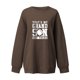 thumbnail image 2 of Gibobby Casual Sudadera para Mujer Sudaderas de Halloween para mujer camisetas de otoño y día festivo con cuello redondo de gran tamaño(Marrón,XL), 2 of 3