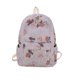 thumbnail image 1 of Bolsa escolar estilo graffiti INS para niñas de secundaria y preparatoria Gris Como se describe, 1 of 1