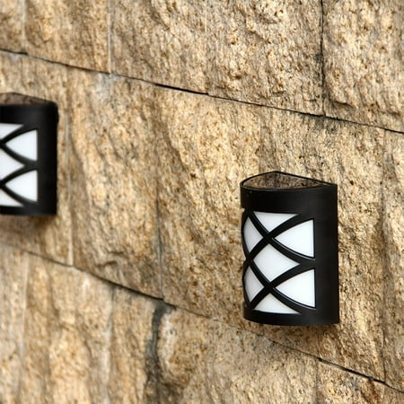 - Spotlight Solar Wall Light In Lattice Design