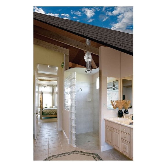 Soler & Palau Plastic 8"D,5"H,5"W Inline Duct Fan KIT-TD150