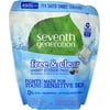 Seventh Generation Free & Clear Fragrance-Free Natural Laundry Detergent Packs For Sensitive Skin -