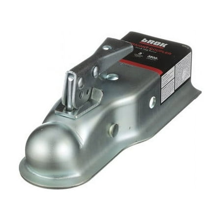 bROK Trailer Coupler 2-in Ball x 3-in 3 500 lbs