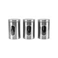thumbnail image 2 of Contenedores de Acero Inoxidable LING HAO Juego de 3 Botes Con Tapas y Ventanas Transparentes, 2 of 5