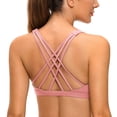 thumbnail image 1 of Top Deportivo CRZ YOGA con Tirantes Cruzados Sin Aros Rosa Talle S, 1 of 4