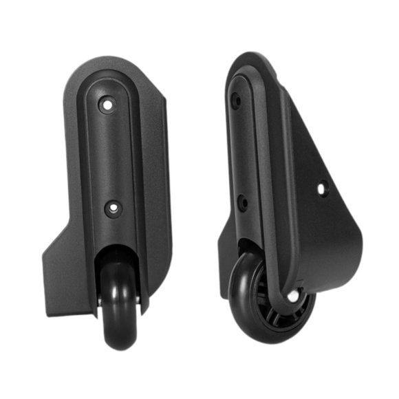 2 piezas Madera de maleta Weels Luggage Rheels Ruedas universales de reparación de universales Juego de reemplazo negro