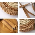 thumbnail image 7 of CoCopeaunt Women Straw Beach Bags Round Summer Shoulder Tote Bag Handwoven Rattan Crossbody Satchel Handbags Purse, 7 of 7