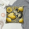 thumbnail image 2 of GOSMITH  Summer Outdoor Pillow Covers,Farm Yellow Lemon and Gnome Elf Decorative Waterproof Throw Pillow Case Rural Fruits Tree Branch Soft Cozy Cushion Pillowcases White, 2 of 5
