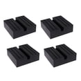 thumbnail image 1 of Tignapoo Square Rubber Support Blocks for Vehicle Lifting - A0361-2, Durable and Slip-Resistant Jack Pads for Car Maintenance, Size 10x7.5cm, Protect Suspension Components, Set of 4, 1 of 6