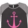 thumbnail image 4 of Inktastic Anchor Nautical Pink Women's Plus Size T-Shirt, 4 of 5