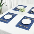thumbnail image 7 of Unique Bargains Set of 6 Placemats for Kitchen Table Decor Blue, 7 of 7