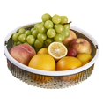 thumbnail image 2 of OUSITAID 360 Degree Rotatable Storage Tray  Portable Handle  Transparent  Large Capacity  Multi-functional  Seasoning Fruits Food Storage Basket  Kitchen Supplies, 2 of 8
