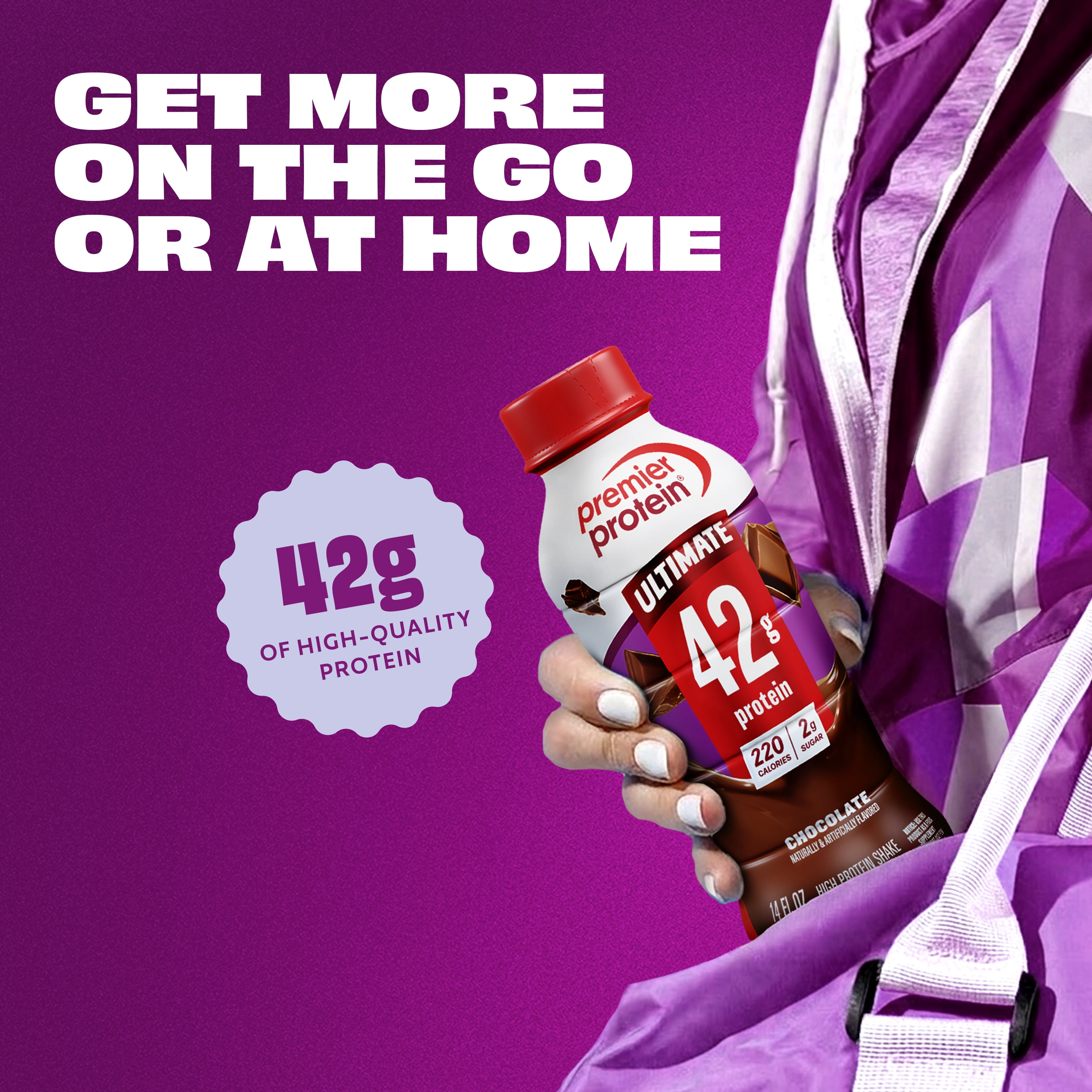 Premier Protein, Ultimate 42g Protein Shake, Chocolate, 14 Fl Oz, 1 Ct