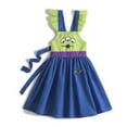 thumbnail image 2 of Disfraz de princesa alienígena para niñas, ropa de vestir para cumpleaños, Halloween, cosplay, vestido alienígena de Toy Story para niñas, 2 of 5
