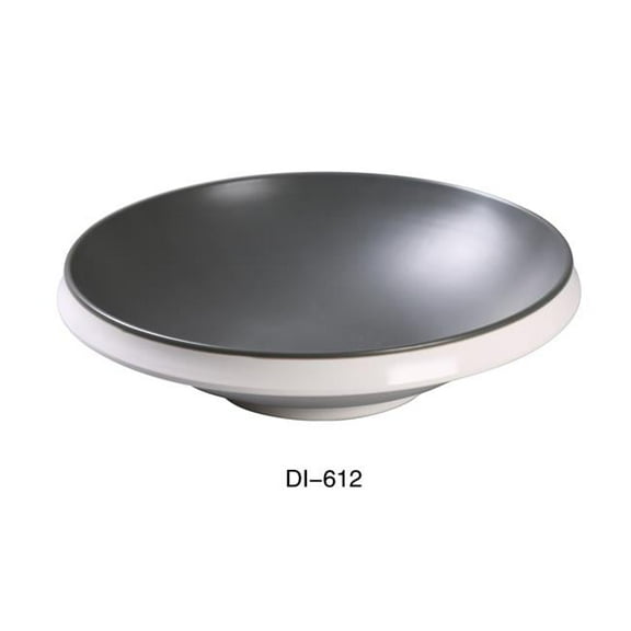 Yanco DI-612 Discover 12.5 x 3.25 in. Bowl, Matte - 98 oz - Pack of 12