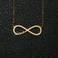 thumbnail image 4 of Vakki 18K Gold Plated Personalized Infinity Name Necklace Customized Any Name Infinity Pendant Nacklace, 4 of 5