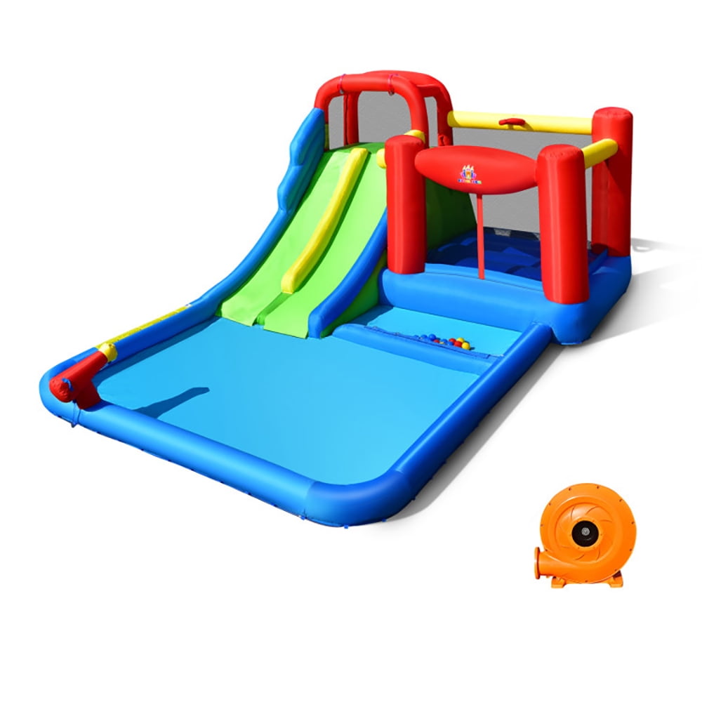 Aimee Lii Inflatable Water Slide Kids with Ocean Balls and 780W Blower, Bounce House Water Slide for Kids 3-10