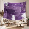 thumbnail image 2 of Purple Abstract Small Tapestry for Bedroom Wall Hanging Tapestry, Modern Mottled Art Oil Painting Ceiling Backdrop Tapestries Poster Blanket Wall Decor for Teens Room Living Room Dorm 23" x 28", 2 of 8