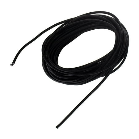

1/8 x 25 US Made Shock Cord - Black Elastic Bungee Cable