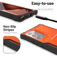 thumbnail image 7 of ExoGuard For Samsung Galaxy Note 20 Ultra 5G Case, Full-Body Phone Case with Kickstand (Orange), 7 of 7