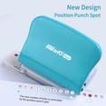 thumbnail image 2 of KW-triO 10-Hole Paper Punch Handheld Metal Puncher Support Multiple 20/26/30 Hole Punching 10 Sheet Capacity, 2 of 8