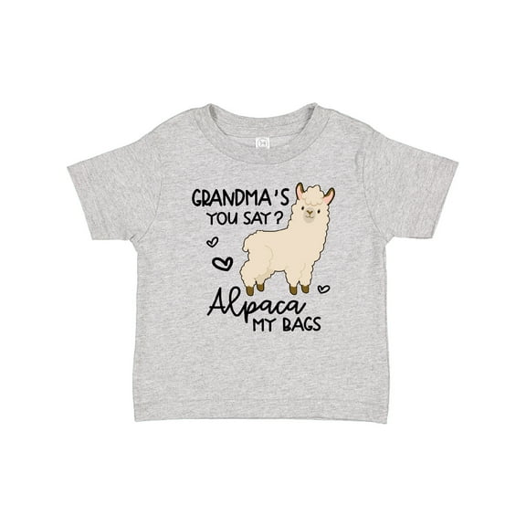 Inktastic Grandma's You Say Alpaca My Bags Boys or Girls Baby T-Shirt