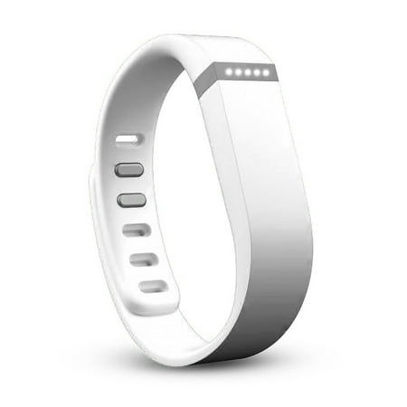 Flex Fit Watch TSV Large L 1pc White Replacement Band With Clasps for Fitbit Flex /No tracker/ Wireless Activity Bracelet Sport Wristband Fit Bit Flex Bracelet Sport Arm Band Armband ()