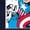 NAVY, variant on Captain America - New York Comic - Men's Short Sleeve Graphic T-Shirt