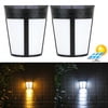 64 Patio Door Solar Wall Lights Outdoor, Solar Powered Led Waterproof Lighting for Fence, Patio, Front Door, Stair, Landscape, Yard and Driveway Path ()